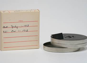 Log tape of audio recordings (date unknown)